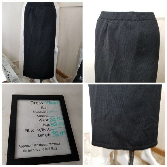 Michael Collection Jacket Skirt Top Tank 3 PC Plus 3X Black Brown Business Dress - Picture 5 of 9